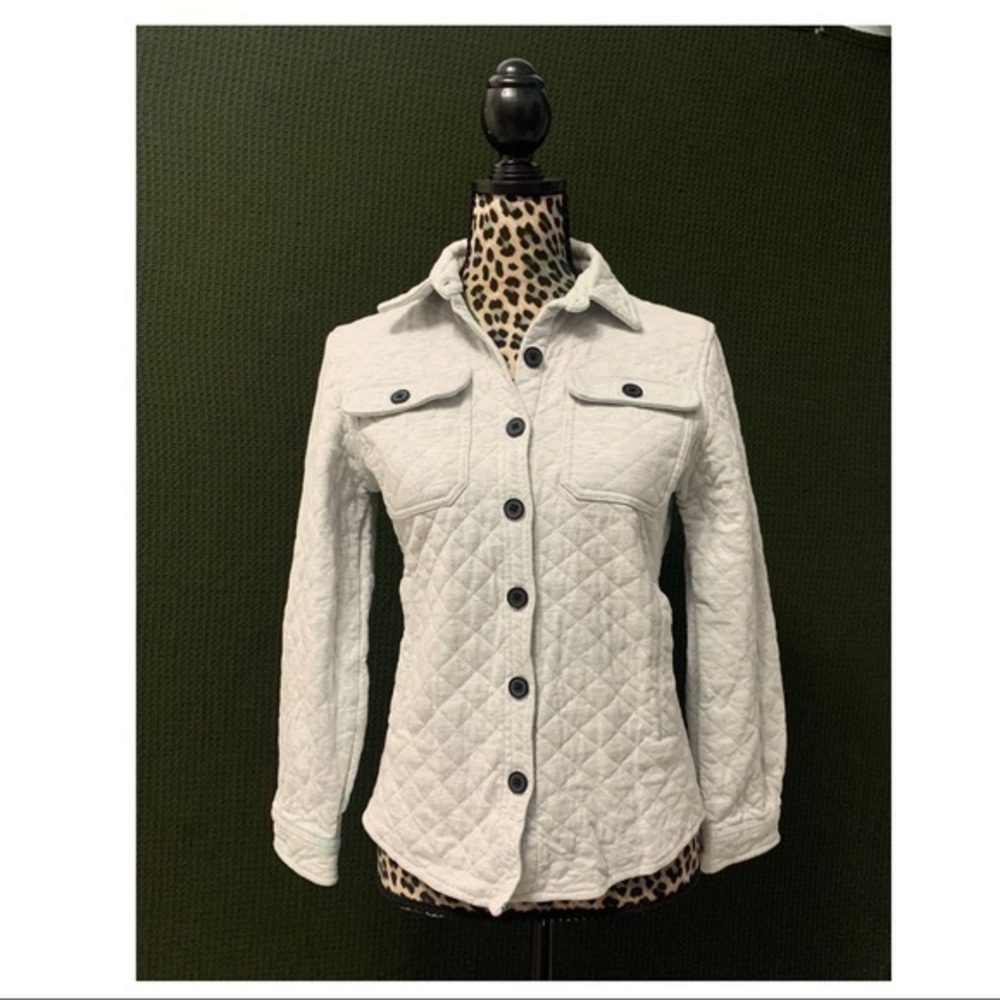 RM Light Gray Quilted Jacket